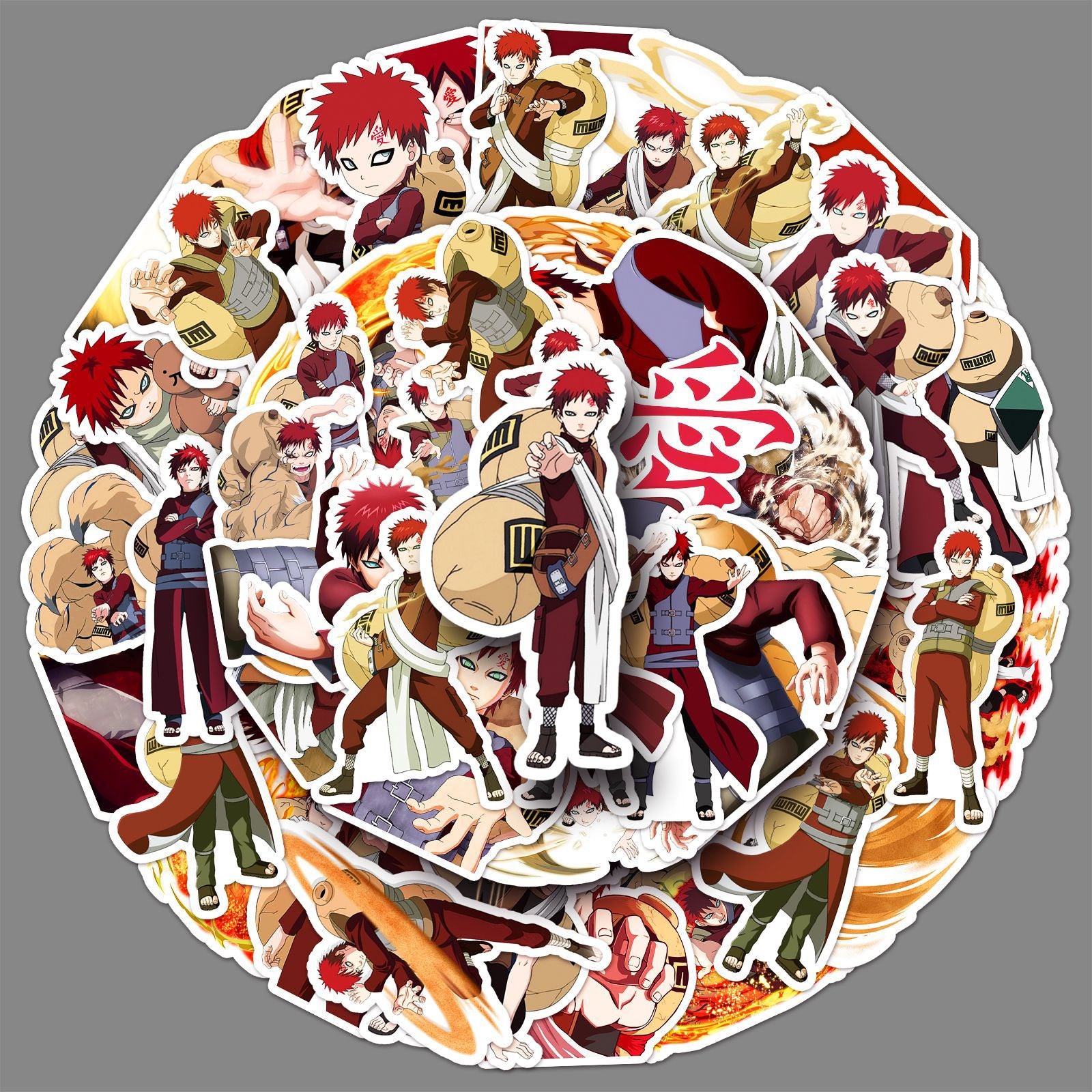 Gaara Anime Naruto Stickers