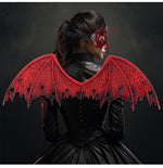 New Halloween Non-Woven Fabric Demon Wings Mask Set