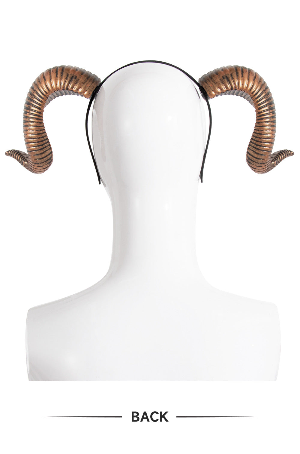 Halloween Party DIY Detachable Props RP Curved Sheep Horn Headband Festival Party Performance Headband