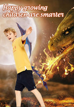 Halloween Children's Dragon Set Dragon Mask Wings Tail Three-Piece Set Cosplay Costume Props