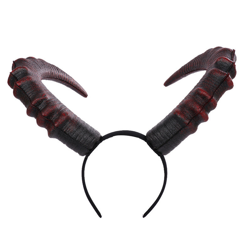 Demon Horn Headband Accessories Halloween Carnival Festival