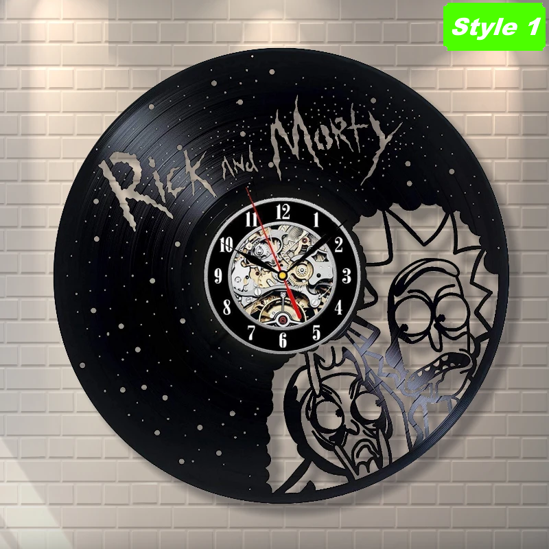 Horloge murale Rick et Morty