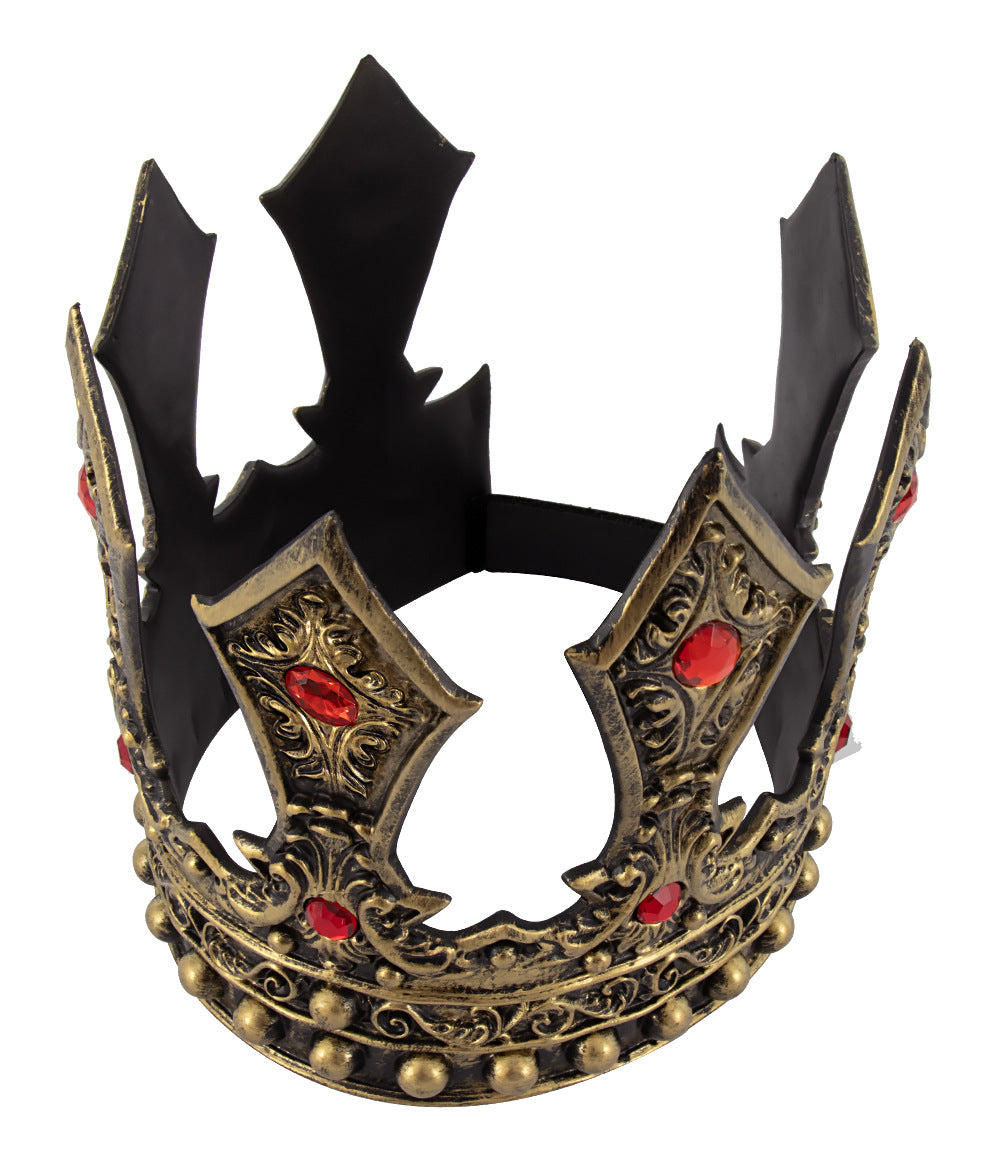 Halloween European and American Retro Luxury Palace King Crown