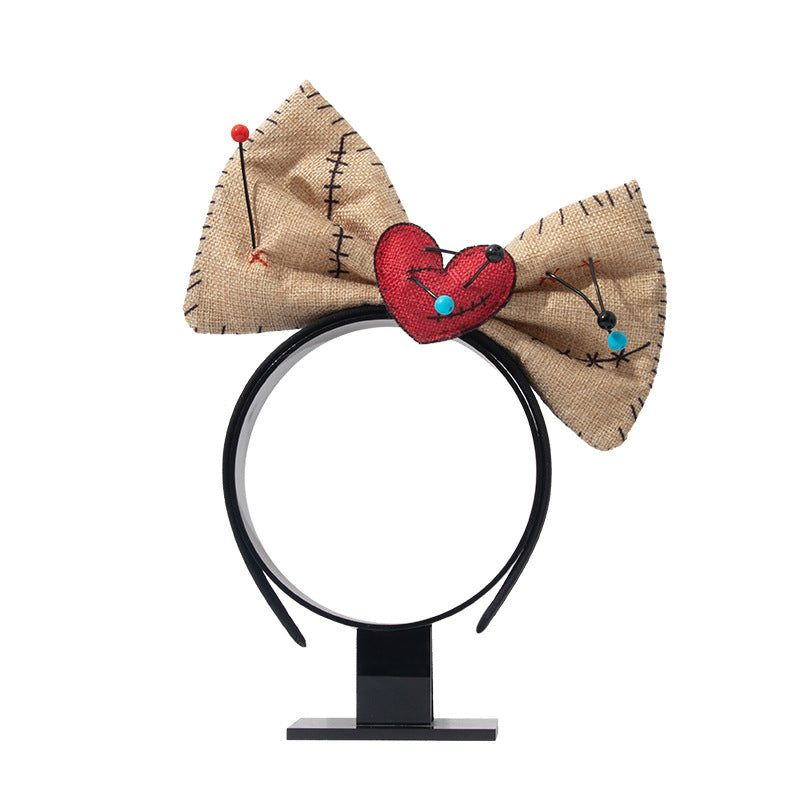 New Halloween WOODOO Doll Necklace Headband Costume Accessories