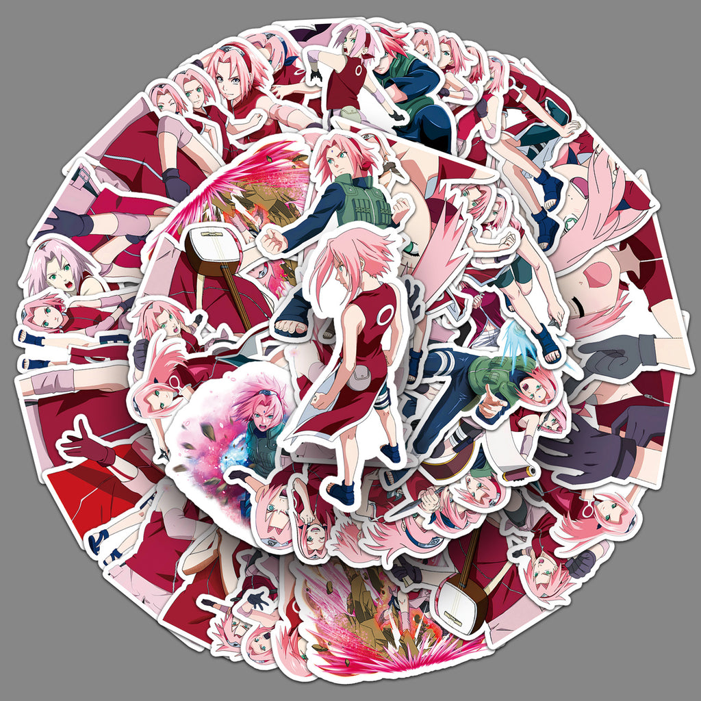 Sakura Anime Naruto Stickers