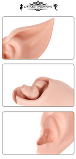New Halloween Latex Elf Ears Avatar Demon Witch Party Costume Props Cross-Border Exclusive