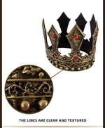 Halloween European and American Retro Luxury Palace King Crown