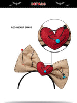 New Halloween WOODOO Doll Necklace Headband Costume Accessories