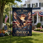 250 Anniversary Usa Flag Made In Usa, Patriotic House Flags 12x18 Double Sided, 250th Anniversary Usa Gifts, 250 Anniversary Usa Yard Flag