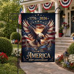 250 Anniversary Usa Flag Made In Usa, Patriotic House Flags 12x18 Double Sided, 250th Anniversary Usa Gifts, 250 Anniversary Usa Yard Flag