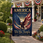 250 Anniversary Usa Garden Flag Made In Usa, America 250 Garden Flag Double Sided, 250th Anniversary Garden Flag,Patriotic Flags For Outside