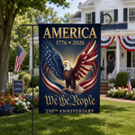 250 Anniversary Usa Garden Flag Made In Usa, America 250 Garden Flag Double Sided, 250th Anniversary Garden Flag,Patriotic Flags For Outside