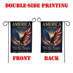 250 Anniversary Usa Garden Flag Made In Usa, America 250 Garden Flag Double Sided, 250th Anniversary Garden Flag,Patriotic Flags For Outside