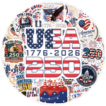 250 Anniversary Usa Stickers