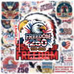 250 Anniversary Usa Stickers