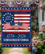 250 Years America Garden Flag, 250th Anniversary USA Patriotic Flag, 1776-2026 Commemorative, Celebrate 250th Anniversary, Patriotic Gift