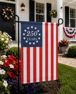 250th Anniversary Betsy Ross Flag, Patriotic 2026 Garden Flag, Fourth of July Porch Decor, Semiquincentennial Yard Flag, Made in USA