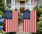 250th Anniversary Betsy Ross Flag, Patriotic 2026 Garden Flag, Fourth of July Porch Decor, Semiquincentennial Yard Flag, Made in USA