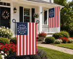 250th Anniversary Betsy Ross Flag, Patriotic 2026 Garden Flag, Fourth of July Porch Decor, Semiquincentennial Yard Flag, Made in USA
