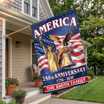 250th Anniversary USA Garden Flag, Patriotic Eagle Yard Decor, 1776-2026 America 250th Birthday Outdoor Flag, 4th of July Porch Decor