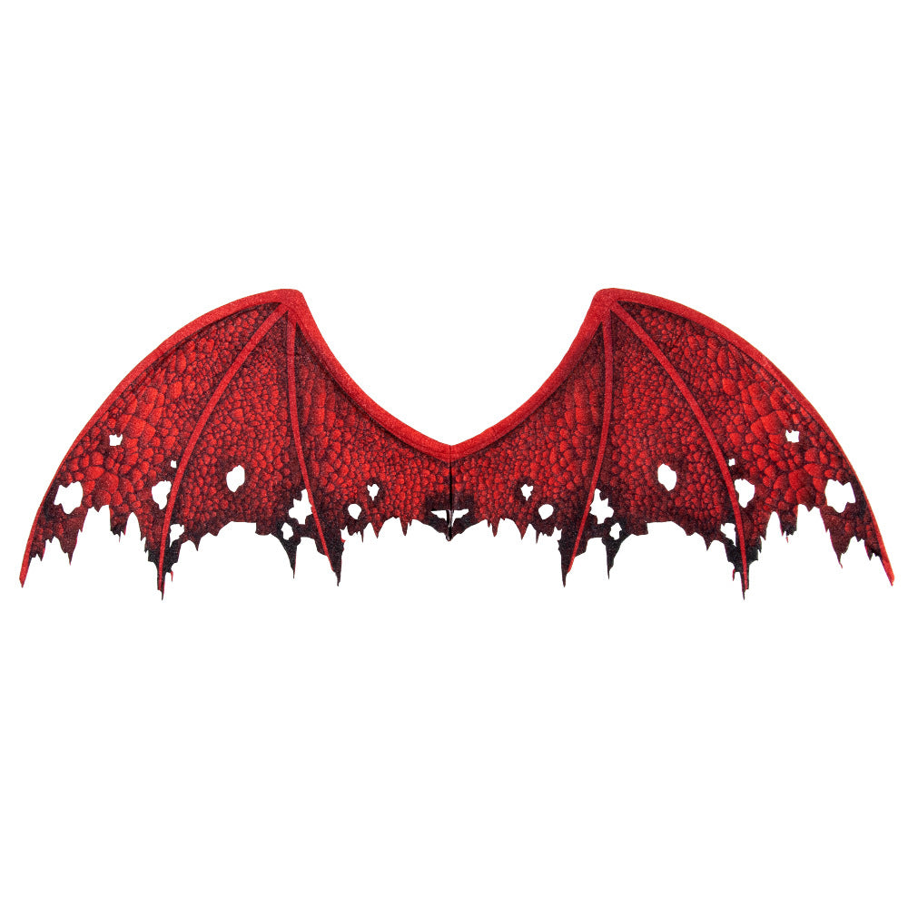 New Halloween Non-Woven Fabric Demon Wings Mask Set