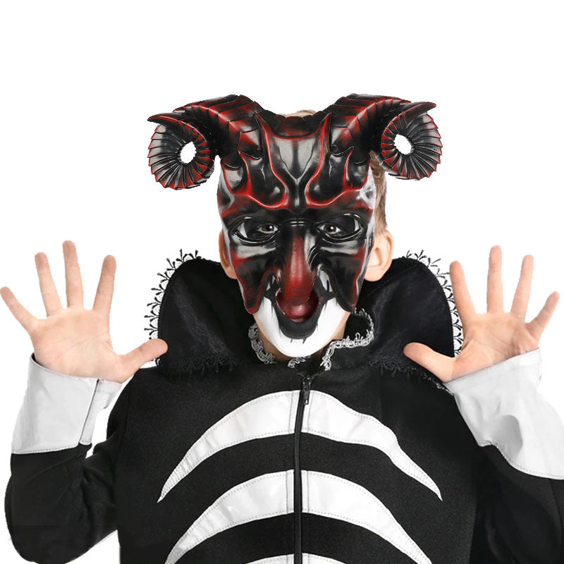 Halloween Horror 3D Mask Horn Mask Cosplay Masquerade Decoration Carnival Props