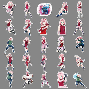 Sakura Anime Naruto Stickers
