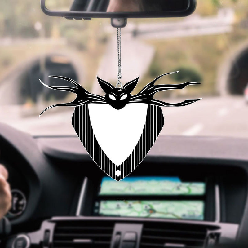 Décoration en mica avec nœud papillon Jack Skellington 