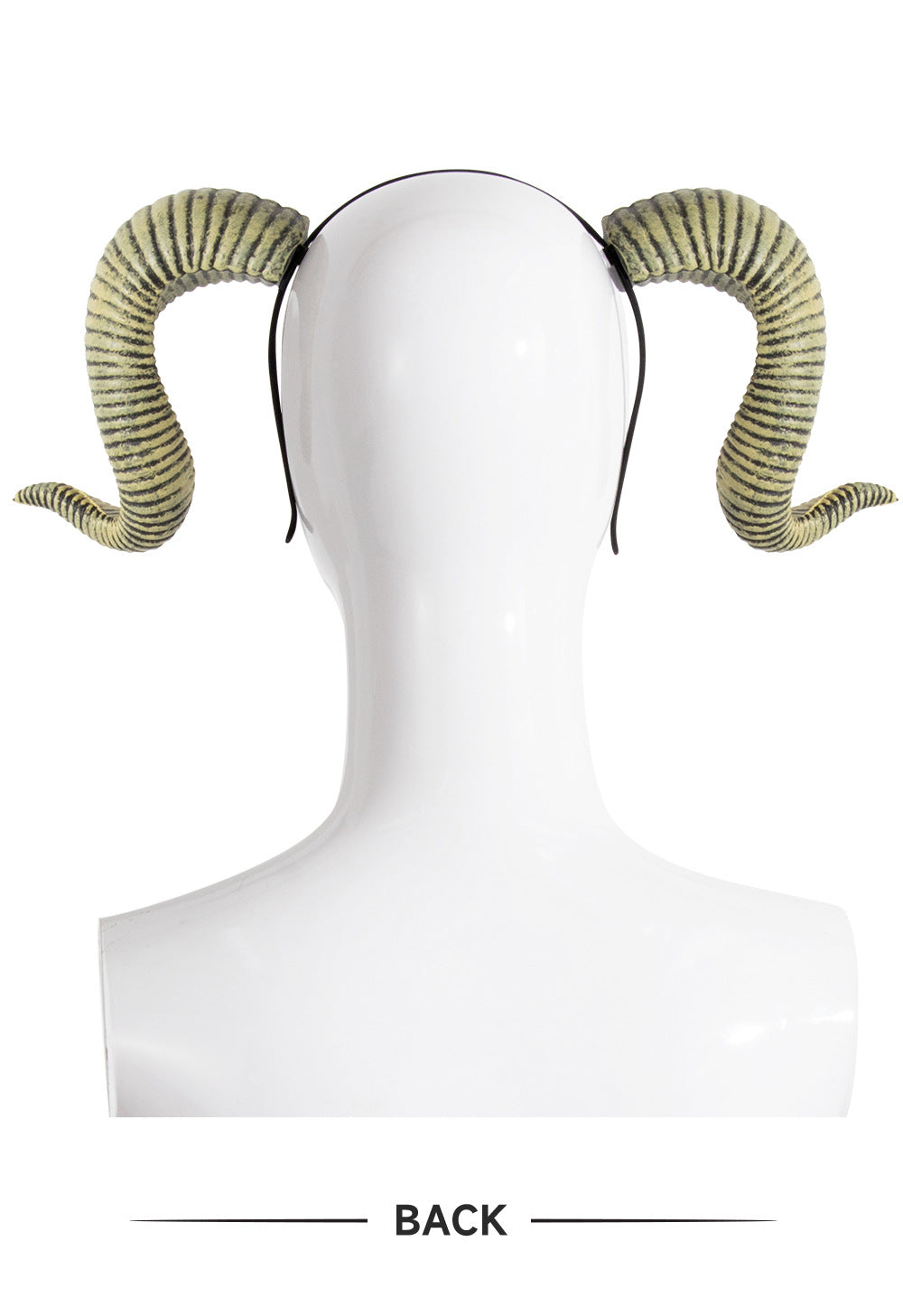 Halloween Party DIY Detachable Props RP Curved Sheep Horn Headband Festival Party Performance Headband
