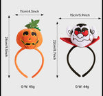 New Halloween Cotton-Filled Pumpkin Spider Bat Headband Party Dance Festival Hair Accessories Props