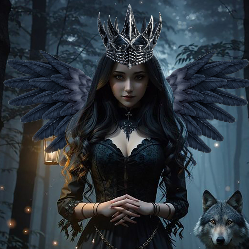 Halloween Crow Crown Snow White and the Huntsman Party Costume Cosplay Headwear Accessories Props