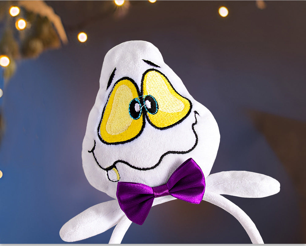 New Halloween Cotton-Filled Pumpkin Spider Bat Headband Party Dance Festival Hair Accessories Props