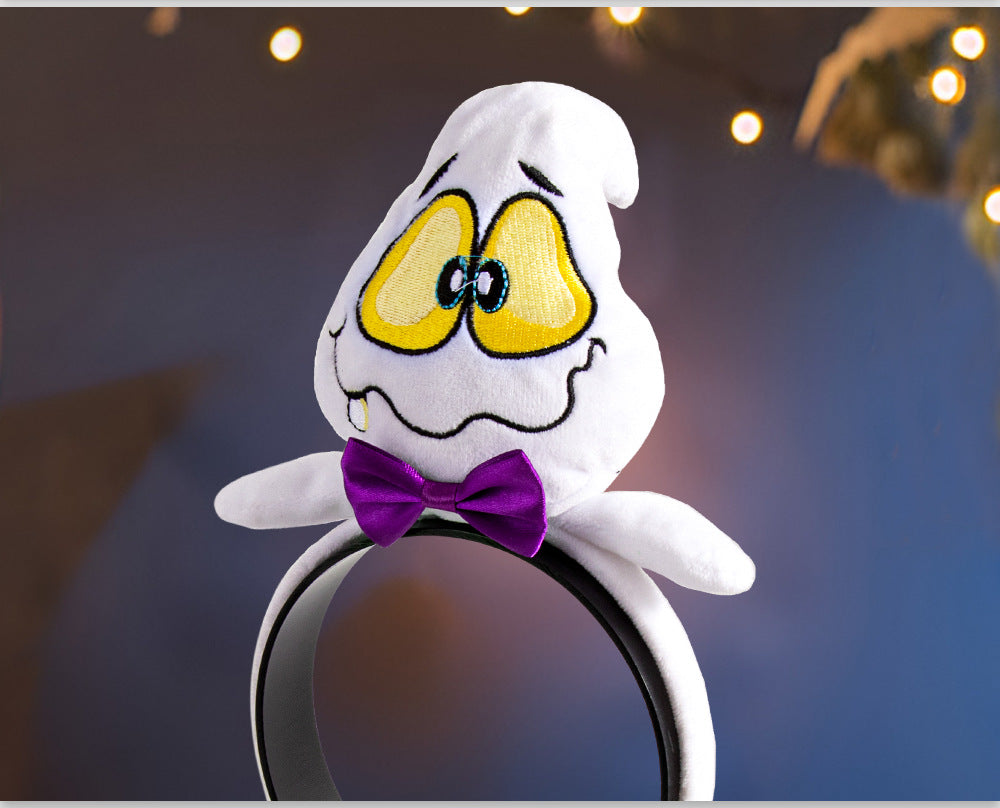 New Halloween Cotton-Filled Pumpkin Spider Bat Headband Party Dance Festival Hair Accessories Props