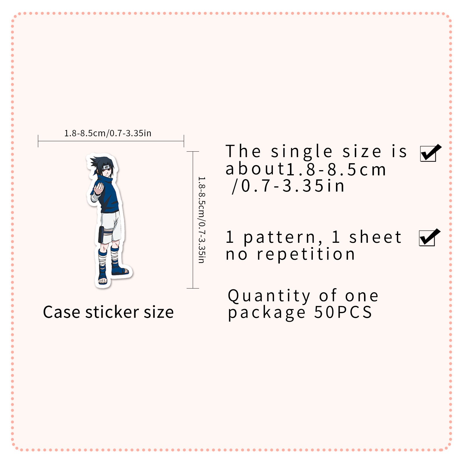 Sasuke Anime Naruto Stickers