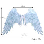 Halloween Angel Wings Adult Model Simulated Feather Wings Costume Dressing Props Party Prom