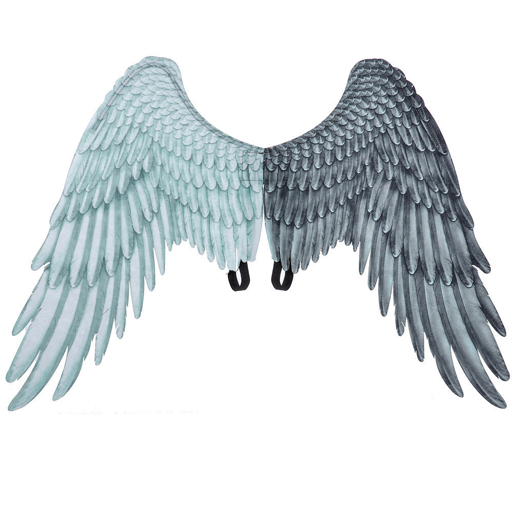 Halloween Angel Wings Adult Model Simulated Feather Wings Costume Dressing Props Party Prom