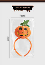 New Halloween Cotton-Filled Pumpkin Spider Bat Headband Party Dance Festival Hair Accessories Props
