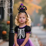 New Halloween Cotton-Filled Pumpkin Spider Bat Headband Party Dance Festival Hair Accessories Props