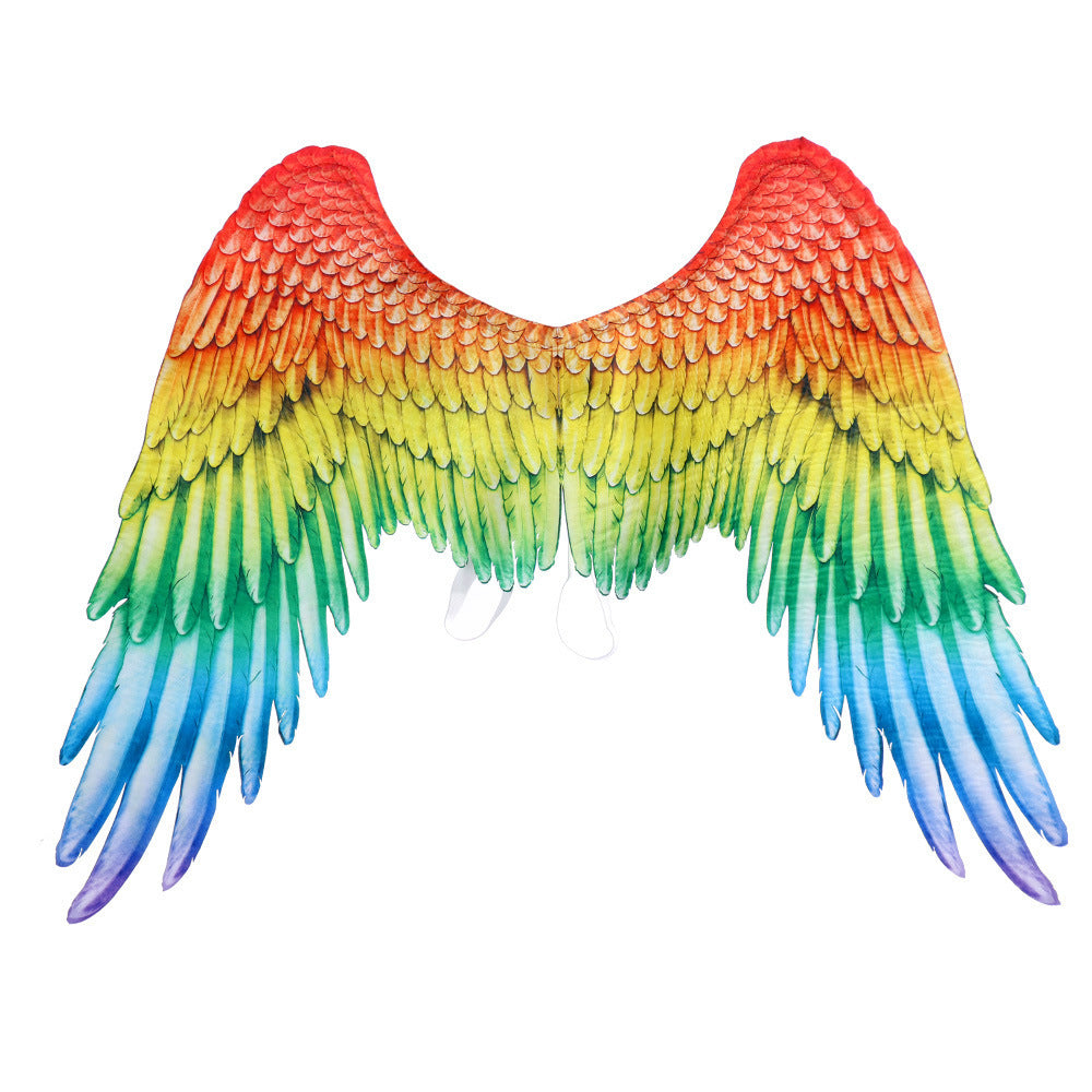 Halloween Angel Wings Adult Model Simulated Feather Wings Costume Dressing Props Party Prom
