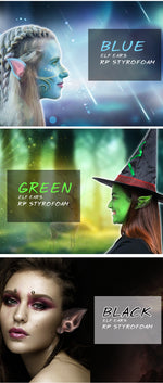 New Halloween Latex Elf Ears Avatar Demon Witch Party Costume Props Cross-Border Exclusive