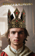 Halloween European and American Retro Luxury Palace King Crown