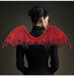 New Halloween Non-Woven Fabric Demon Wings Mask Set