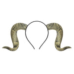 Halloween Party DIY Detachable Props RP Curved Sheep Horn Headband Festival Party Performance Headband