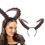 Demon Horn Headband Accessories Halloween Carnival Festival