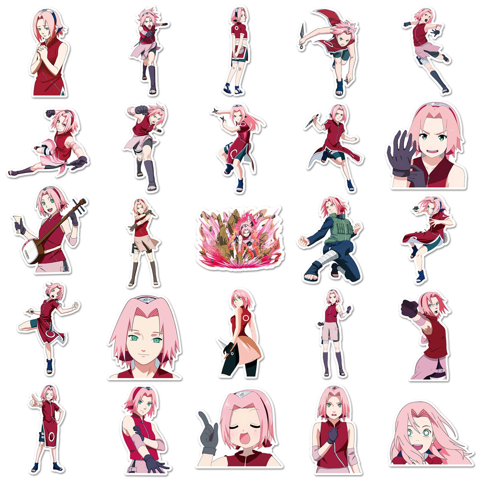 Sakura Anime Naruto Stickers