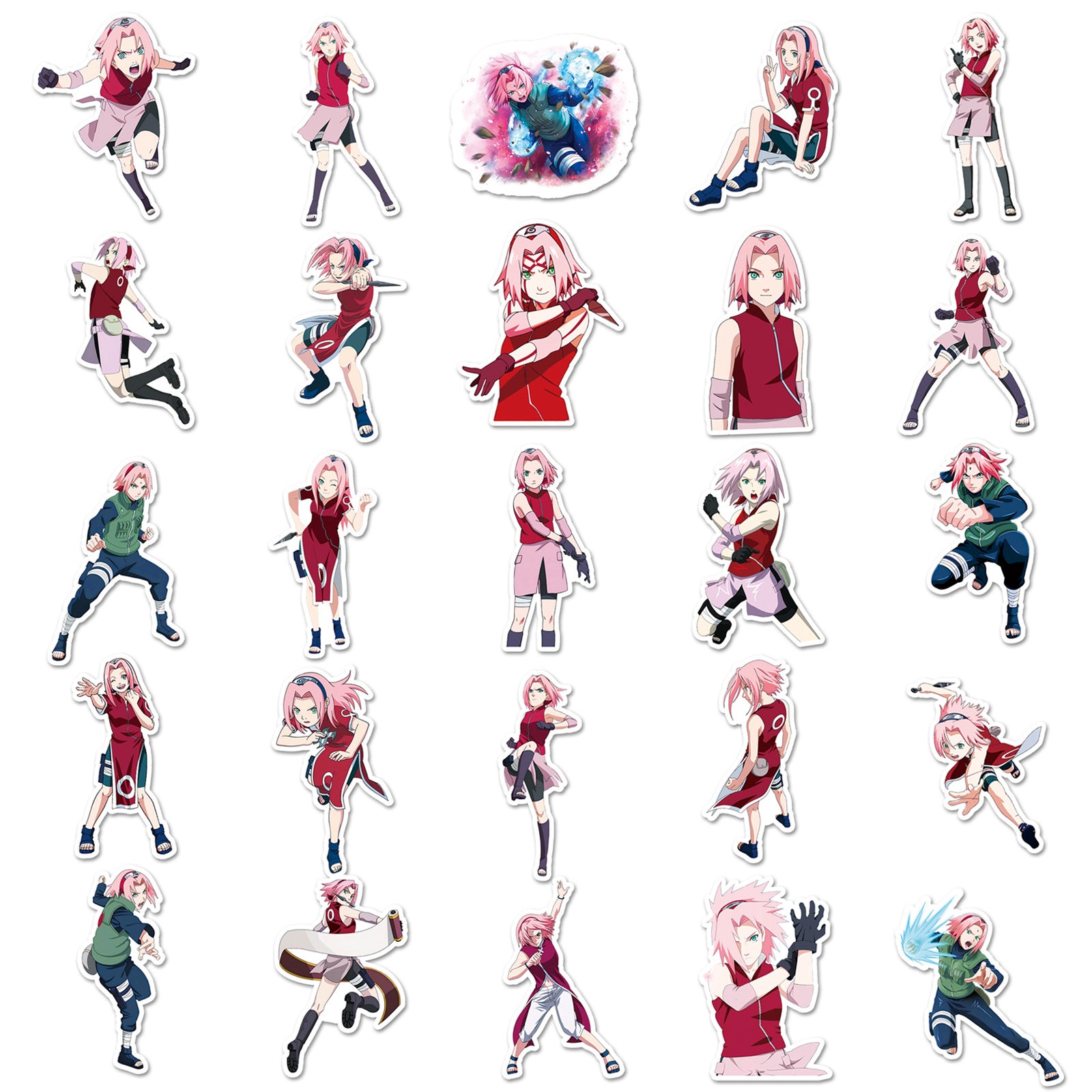 Sakura Anime Naruto Stickers