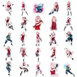 Sakura Anime Naruto Stickers