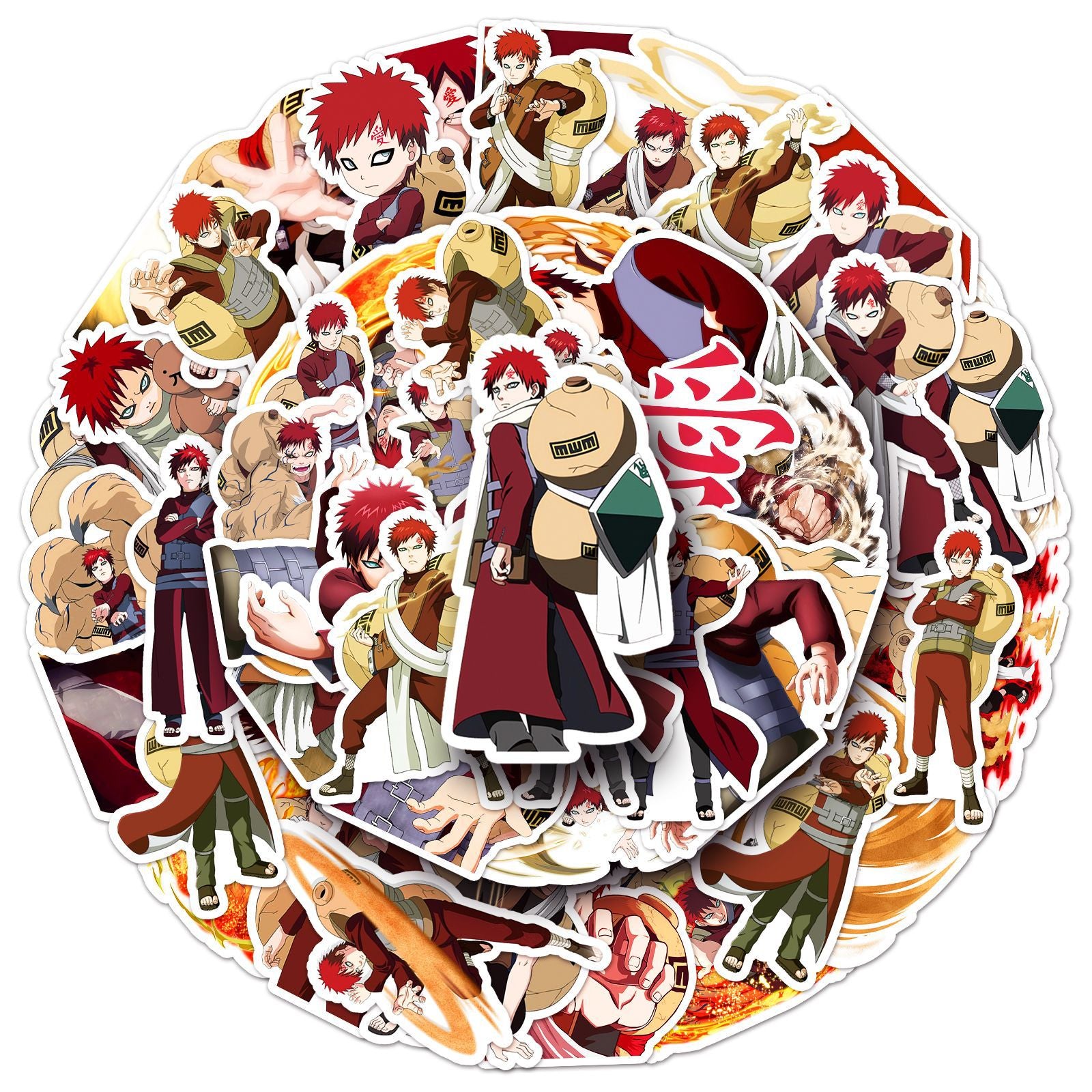 Gaara Anime Naruto Stickers