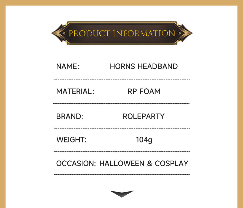 Halloween Party DIY Detachable Props RP Curved Sheep Horn Headband Festival Party Performance Headband
