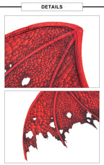 New Halloween Non-Woven Fabric Demon Wings Mask Set